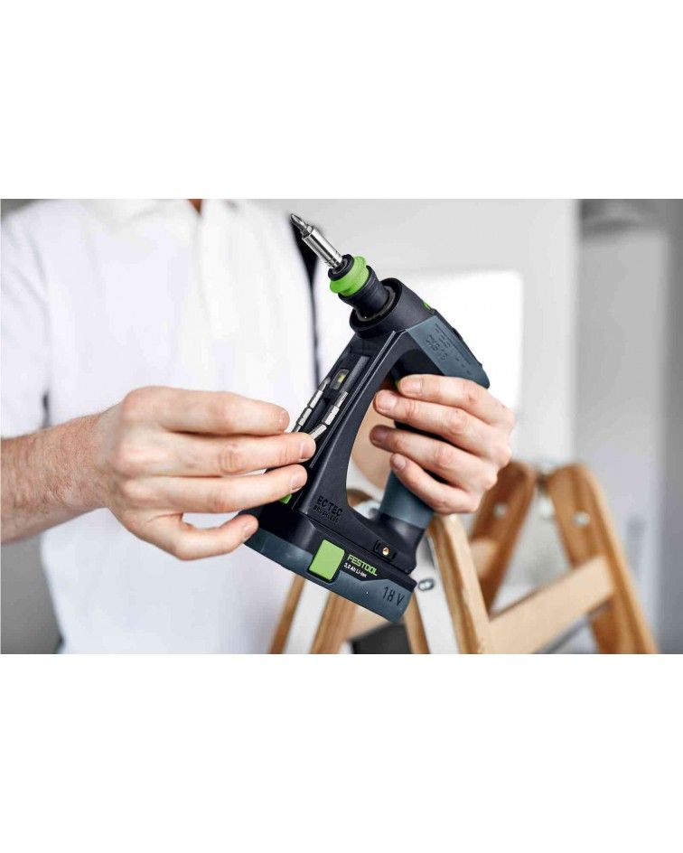 Festool Akumuliatorinis gręžtuvas-suktuvas CXS 18-Basic-Set, KAINA BE PVM: 329.66, KODAS: 577333 | 006