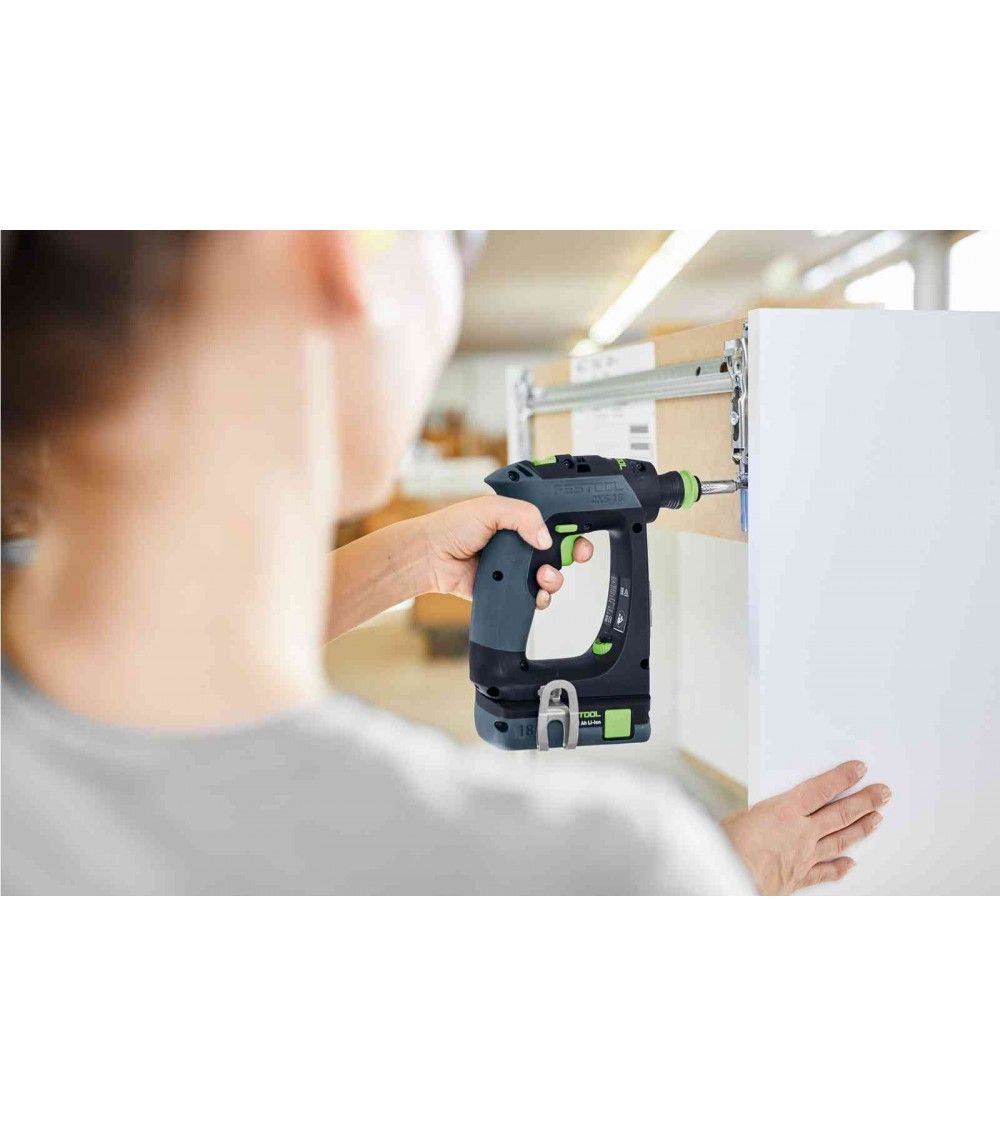 Festool Akumuliatorinis gręžtuvas-suktuvas CXS 18-Basic-Set, KAINA BE PVM: 329.66, KODAS: 577333 | 009