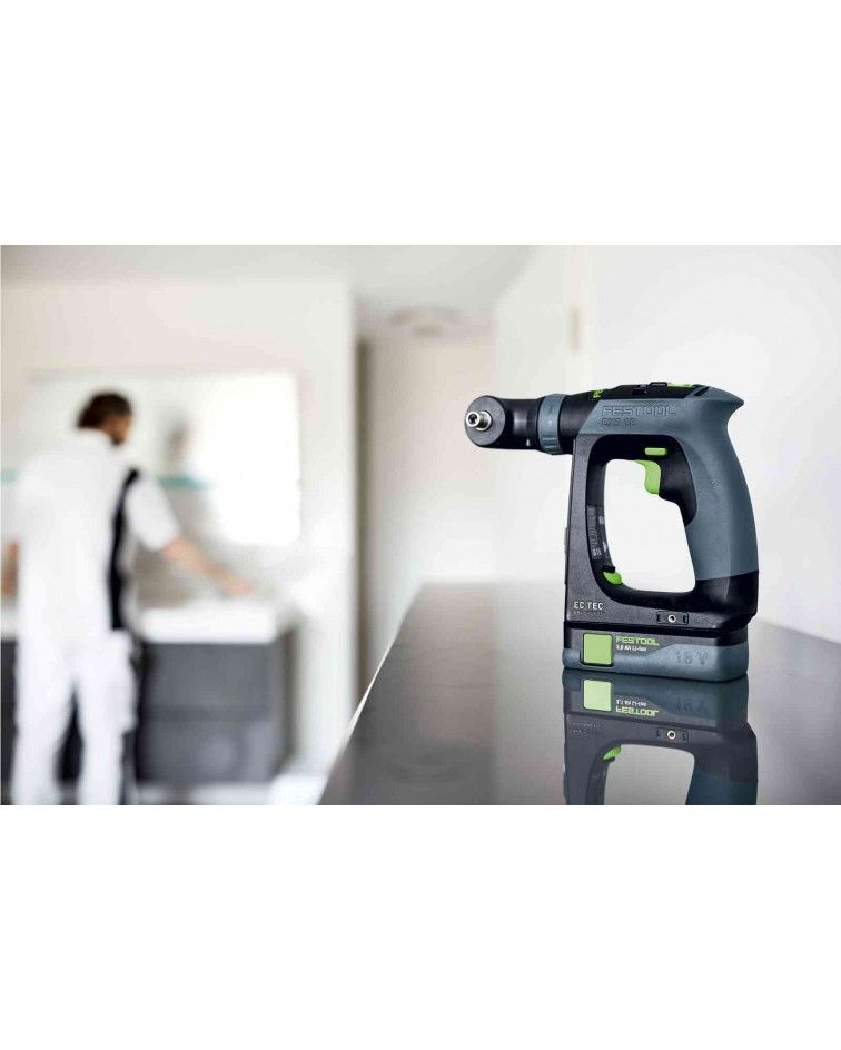 Festool Akumuliatorinis gręžtuvas-suktuvas CXS 18-Basic-Set, KAINA BE PVM: 329.66, KODAS: 577333 | 0011