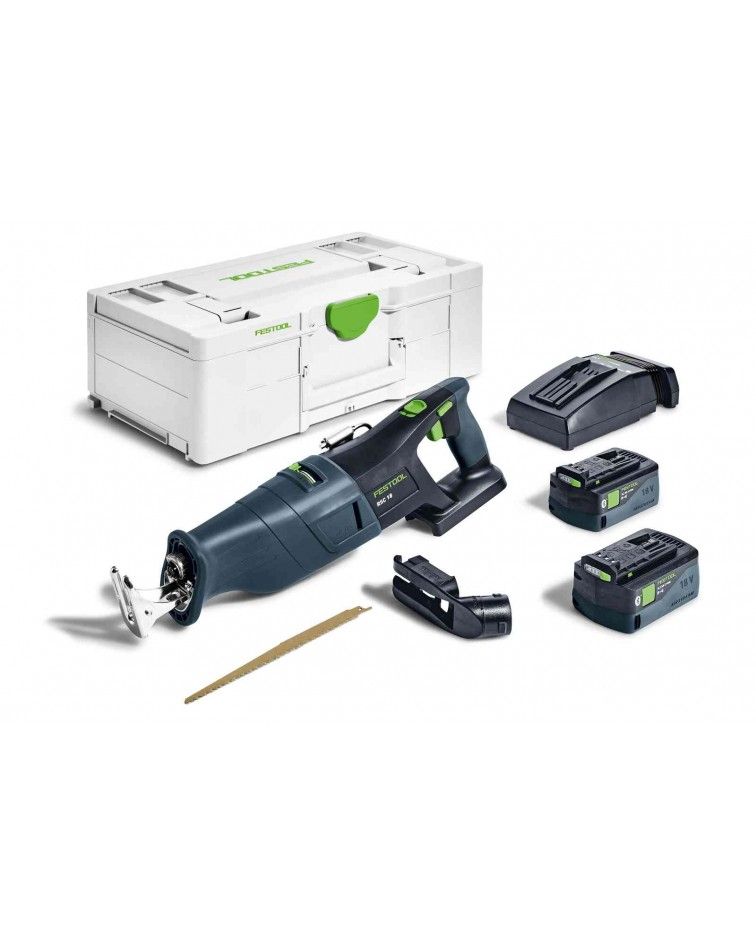 Festool Akumuliatorinis tiesinis pjūklas RSC 18 5,0 EB-Plus, KAINA BE PVM: 655.36, KODAS: 576948 | 001