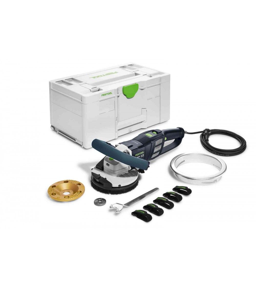 Festool Surface-restoration grinders RG 130 ECI-Set DIA PA RENOFIX, KAINA BE PVM: 1246.67, KODAS: 577062 | 001