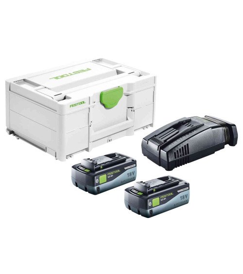 Festool Комплект оснастки электроснабжения SYS 18V 2x8,0/SCA16, KAINA BE PVM: 402.4, KODAS: 577327 | 001