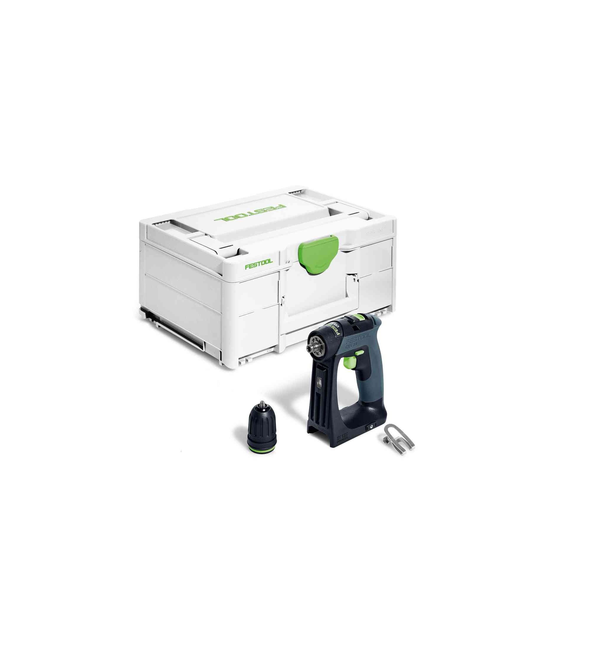 Festool Akumuliatorinis gręžtuvas-suktuvas CXS 18-Basic, KAINA BE PVM: 222.6, KODAS: 576882 | 001