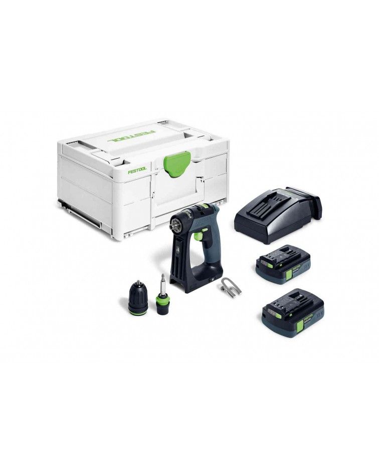 Festool Akumuliatorinis gręžtuvas-suktuvas CXS 18 C 3,0-Plus, KAINA BE PVM: 363.58, KODAS: 576883 | 001