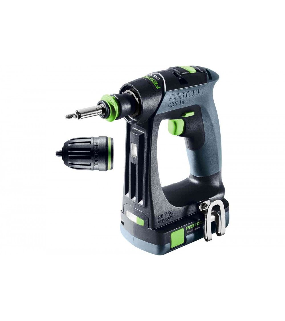 Festool Akumuliatorinis gręžtuvas-suktuvas CXS 18 C 3,0-Plus, KAINA BE PVM: 363.58, KODAS: 576883 | 002