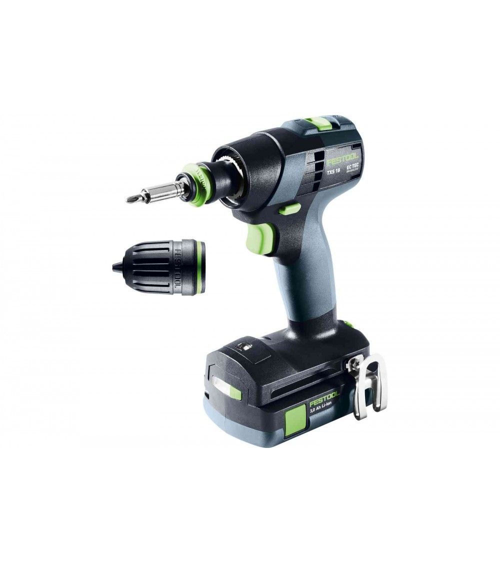 Festool Cordless drill TXS 18 C 3,0-Plus, KAINA BE PVM: 363.58, KODAS: 576895 | 001