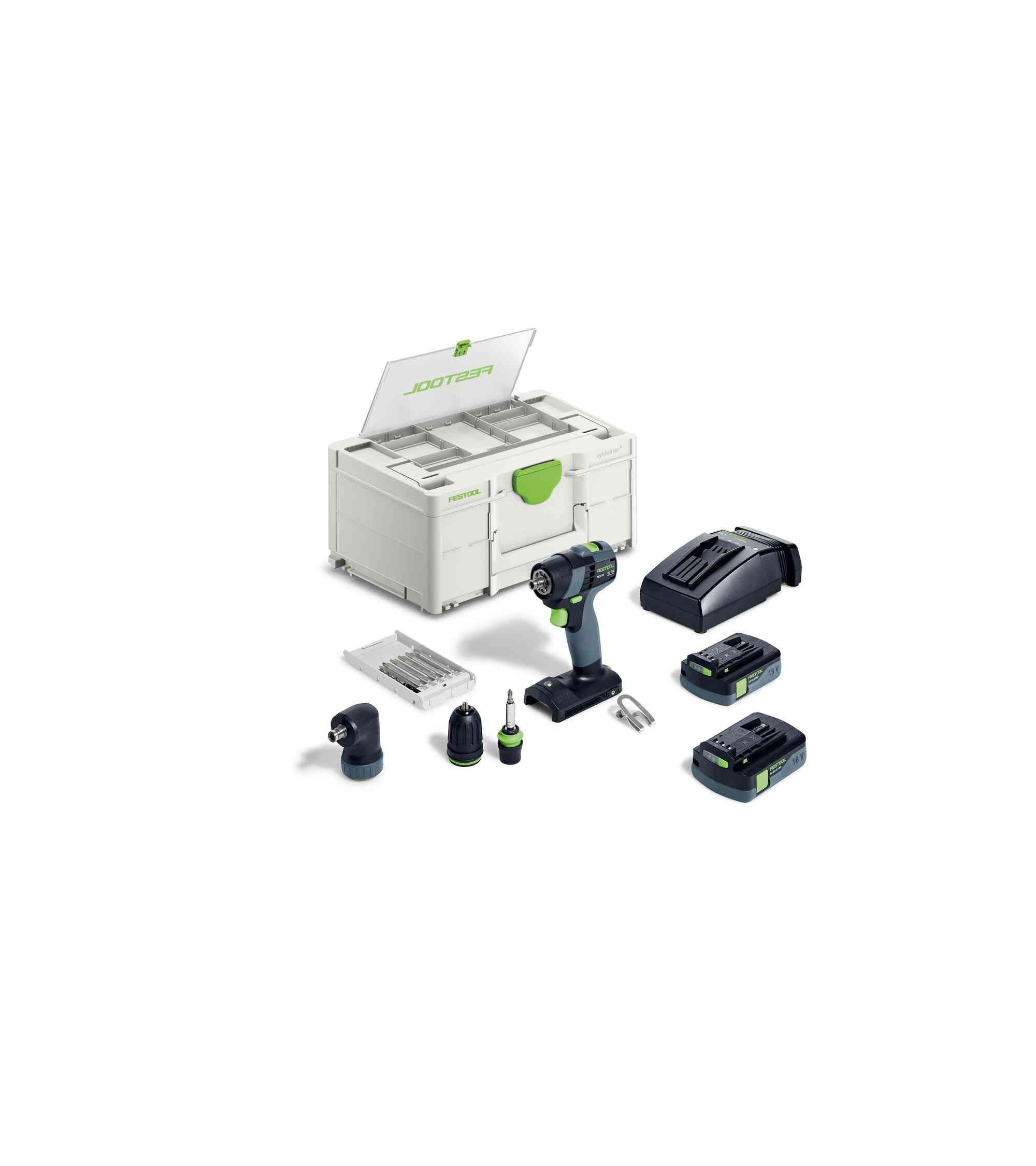 Festool Akumuliatorinis gręžtuvas-suktuvas TXS 18 C 3,0-Set, KAINA BE PVM: 462.16, KODAS: 576896 | 001