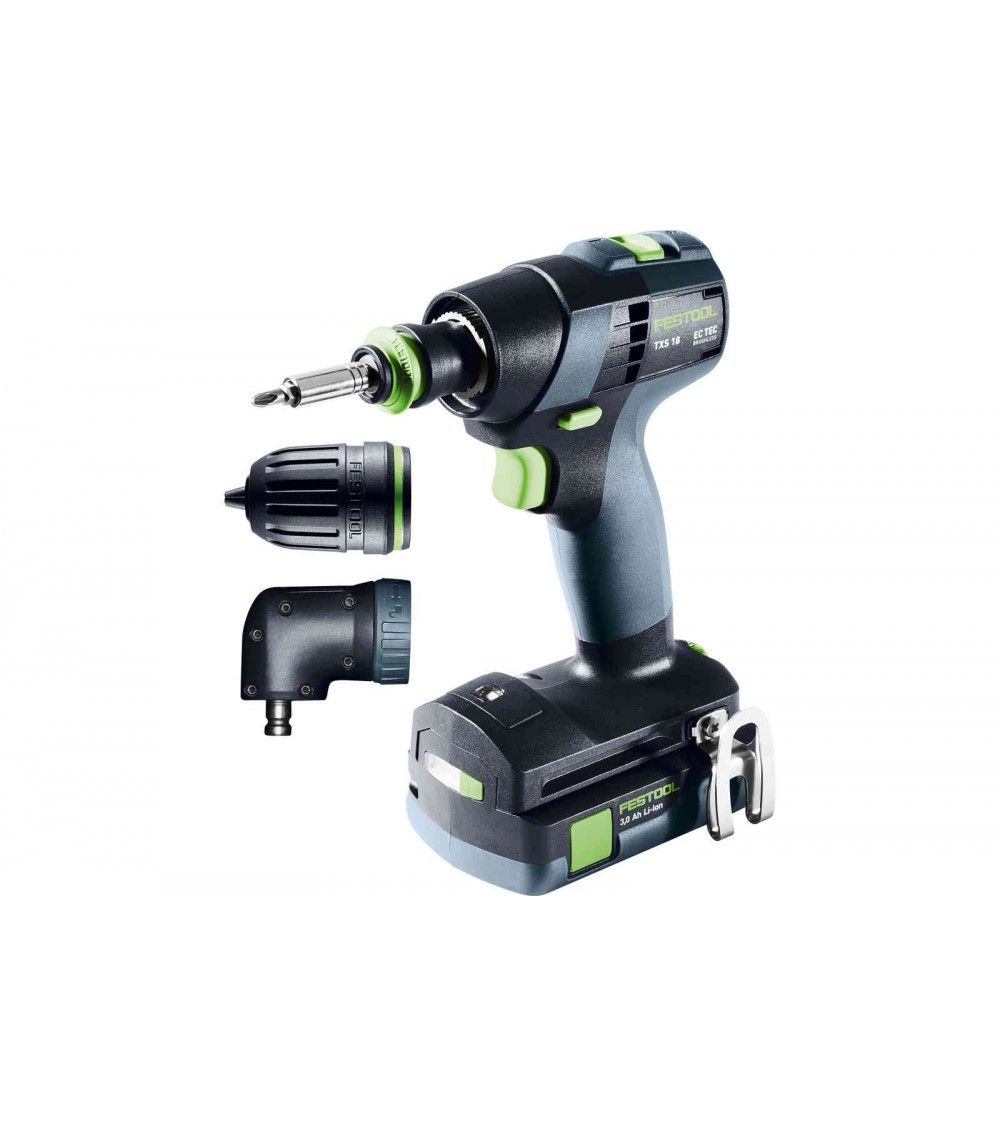 Festool Akumuliatorinis gręžtuvas-suktuvas TXS 18 C 3,0-Set, KAINA BE PVM: 462.16, KODAS: 576896 | 002