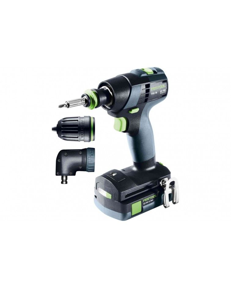 Festool Akumuliatorinis gręžtuvas-suktuvas TXS 18 C 3,0-Set, KAINA BE PVM: 462.16, KODAS: 576896 | 002