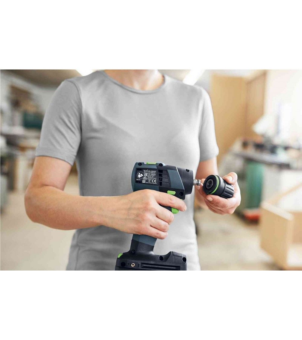 Festool Akumuliatorinis gręžtuvas-suktuvas TXS 18 C 3,0-Set, KAINA BE PVM: 462.16, KODAS: 576896 | 007