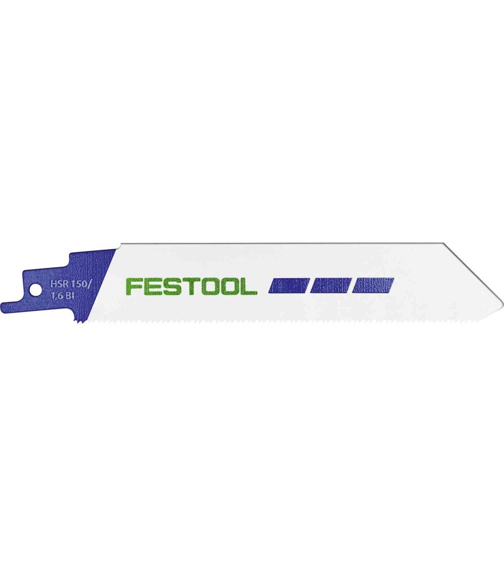 Festool Пильное полотно HSR 150/1,6 BI/5 METAL STEEL/STAINLESS STEEL, KAINA BE PVM: 25.44, KODAS: 577489 | 001