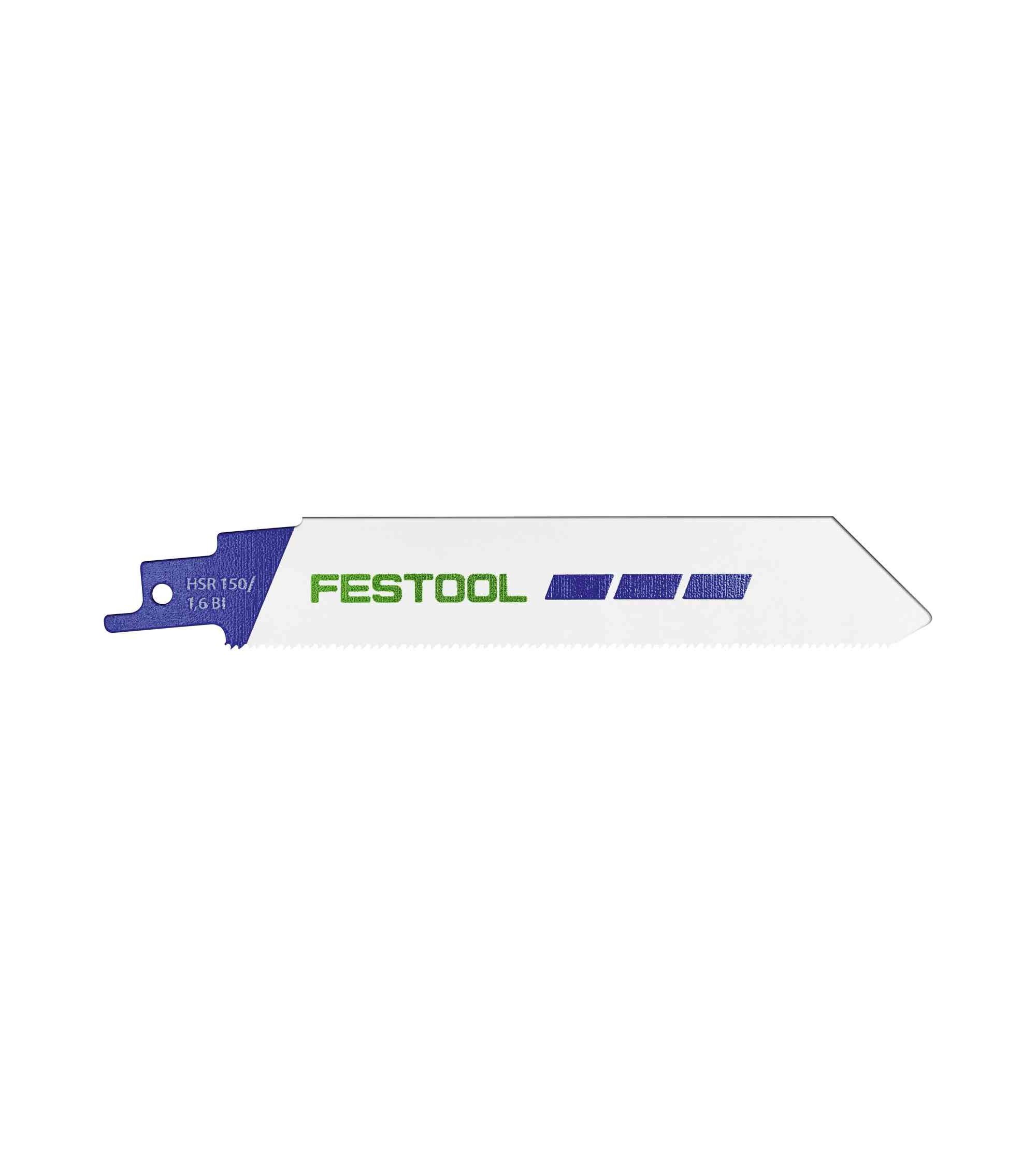 Festool Pjūklelis METAL STEEL/STAINLESS STEEL HSR 150/1,6 BI/5, KAINA BE PVM: 25.44, KODAS: 577489 | 001