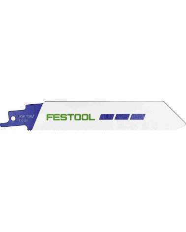 Festool Пильное полотно HSR 150/1,6 BI/5 METAL STEEL/STAINLESS STEEL, KAINA BE PVM: 25.44, KODAS: 577489 | 001