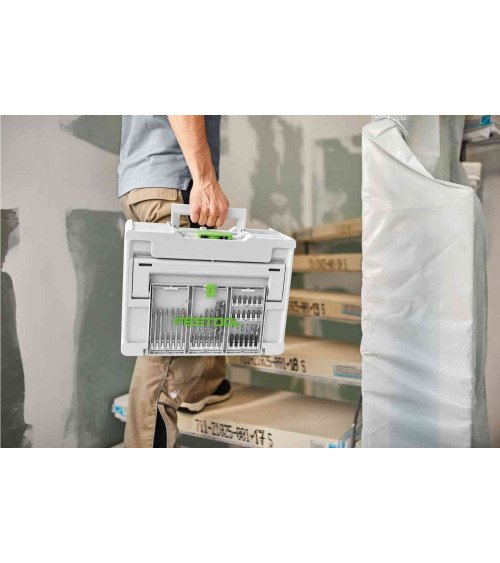 Festool Grąžtų rinkinys kasetėje BKS SYS3 D3-10 HSS CE, KAINA BE PVM: 73.413, KODAS: 577402 | 002
