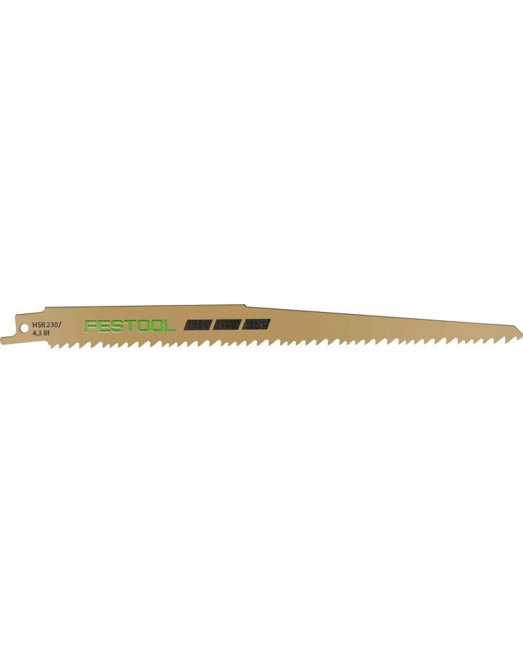 Festool Sabre saw blade HSR 230/4,3 BI/5 WOOD UNIVERSAL, KAINA BE PVM: 26.5, KODAS: 577487 | 001