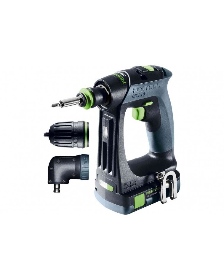 Festool Akumuliatorinis gręžtuvas-suktuvas CXS 18 C 3,0-Set, KAINA BE PVM: 462.16, KODAS: 576884 | 001