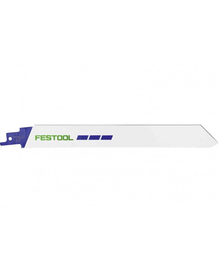 Festool Sabre saw blade HSR 230/1,6 BI/5 METAL STEEL/STAINLESS STEEL, KAINA BE PVM: 34.98, KODAS: 577490 | 001