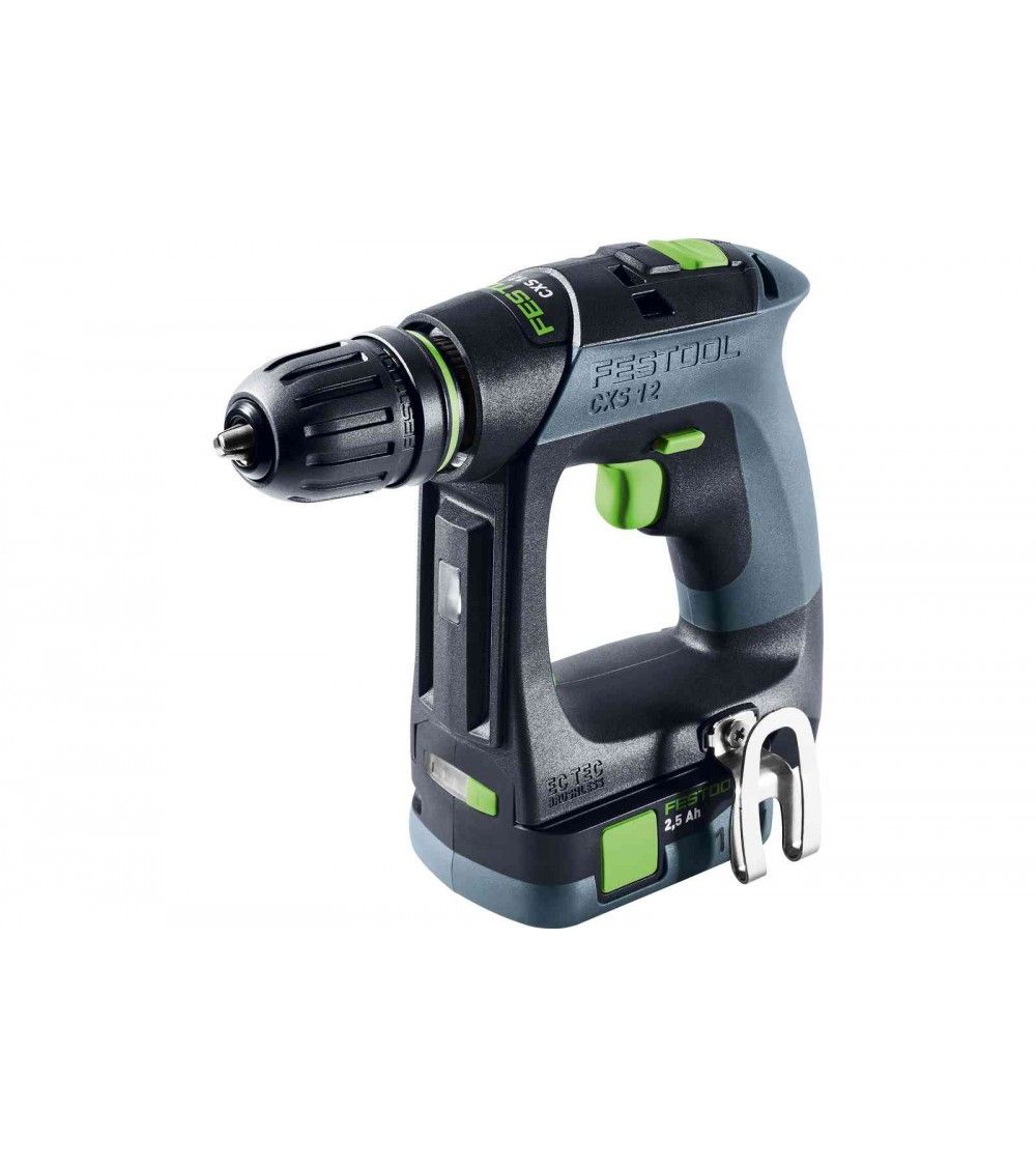 Festool Akumuliatorinis gręžtuvas-suktuvas CXS 12 2,5-Plus, KAINA BE PVM: 297.81972, KODAS: 576864 | 004