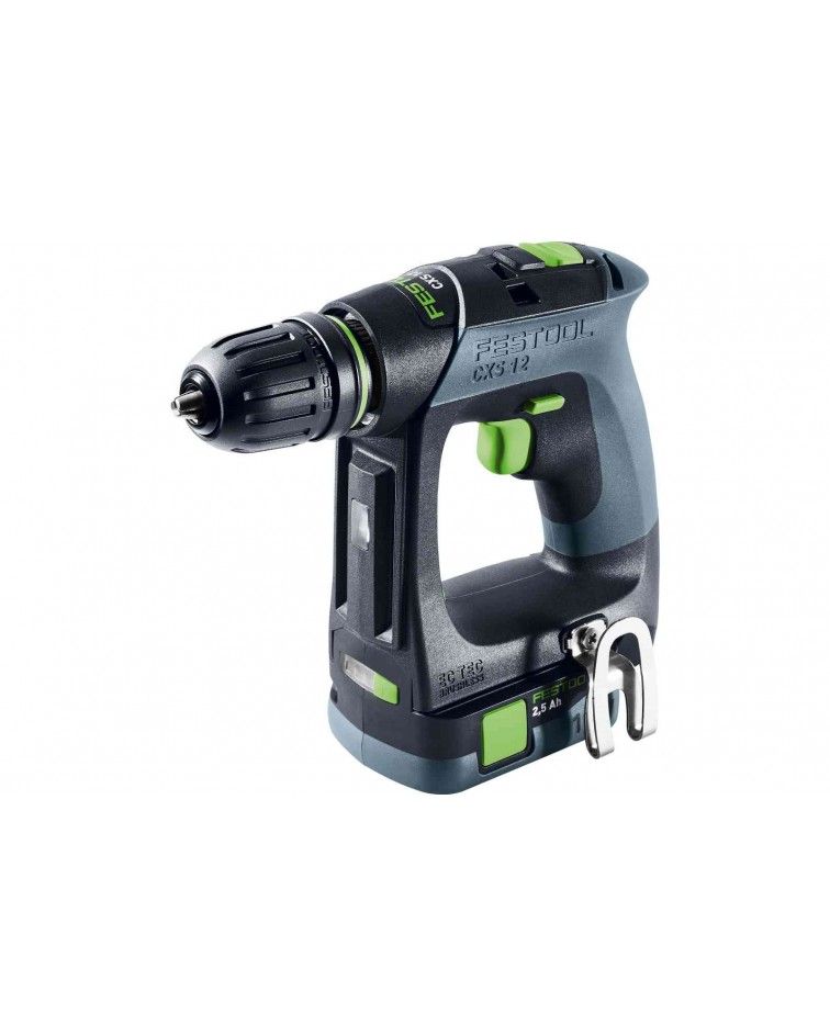 Festool Akumuliatorinis gręžtuvas-suktuvas CXS 12 2,5-Plus, KAINA BE PVM: 297.81972, KODAS: 576864 | 004