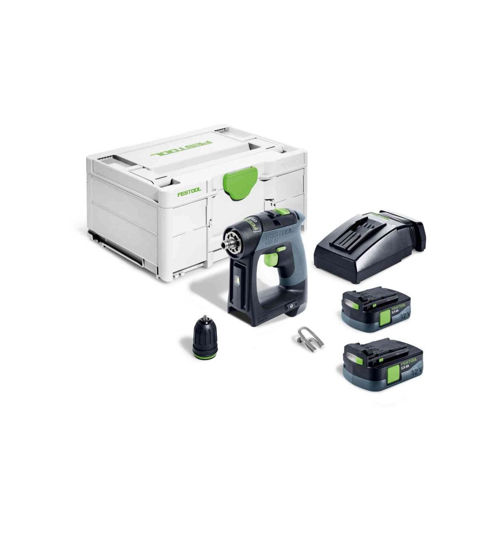 Festool Аккумуляторная дрель-шуруповёрт CXS 2,6-Plus, KAINA BE PVM: 297.81972, KODAS: 576864 | 005