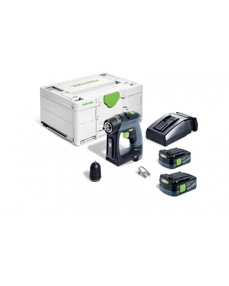 Festool Cordless drill CXS 2,6-Plus, KAINA BE PVM: 297.81972, KODAS: 576864 | 005