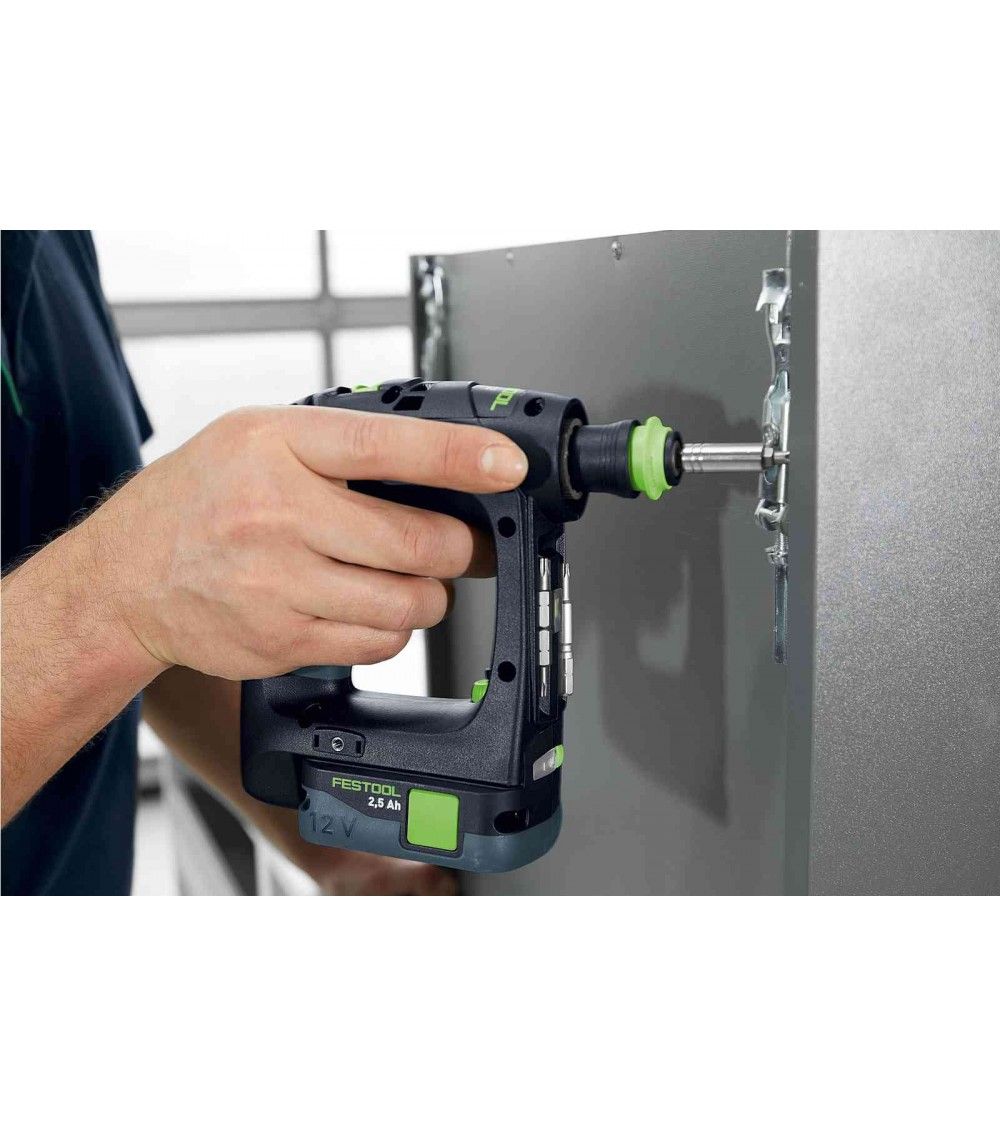 Festool Akumuliatorinis gręžtuvas-suktuvas CXS 12 2,5-Set, KAINA BE PVM: 405.171, KODAS: 576865 | 003