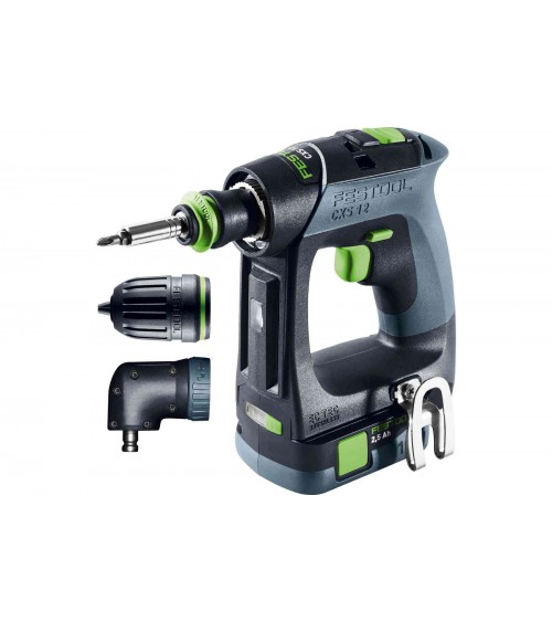 Festool Akumuliatorinis gręžtuvas-suktuvas CXS 12 2,5-Set, KAINA BE PVM: 405.171, KODAS: 576865 | 005