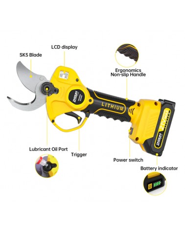 IMOUMLIVE Brushless Electric Pruning Shears IMOUMLIVE - 2