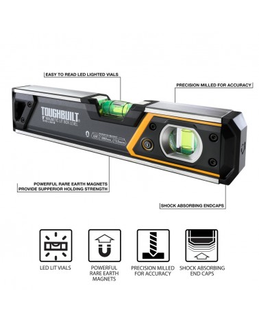 9-in Lighted Magnetic Box Level  - 5