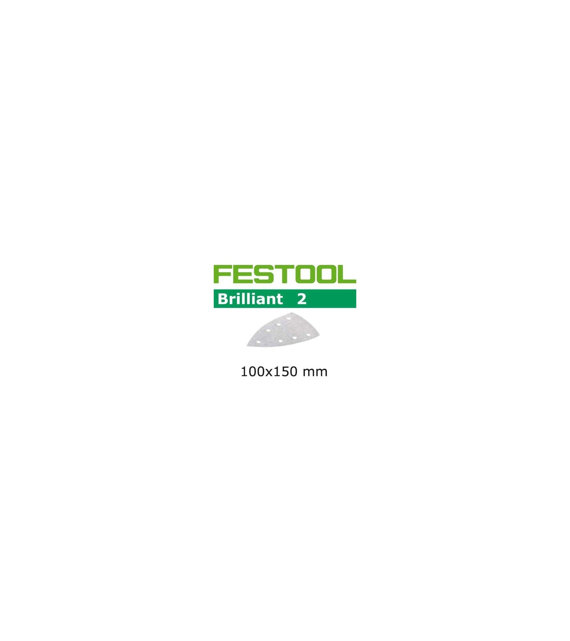 Festool Sanding disc STF DELTA/9 P100 GR/100 Granat, KAINA BE PVM: 63.648, KODAS: 577545 | 001