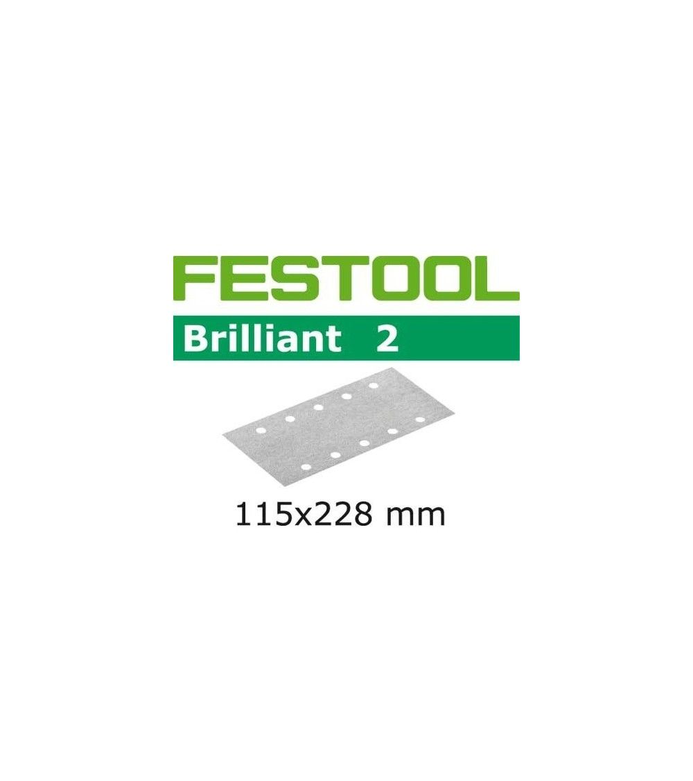 Festool Abrasive sheet STF 115x228 P100 GR/100 Granat, KAINA BE PVM: 96.651, KODAS: 499632 | 001