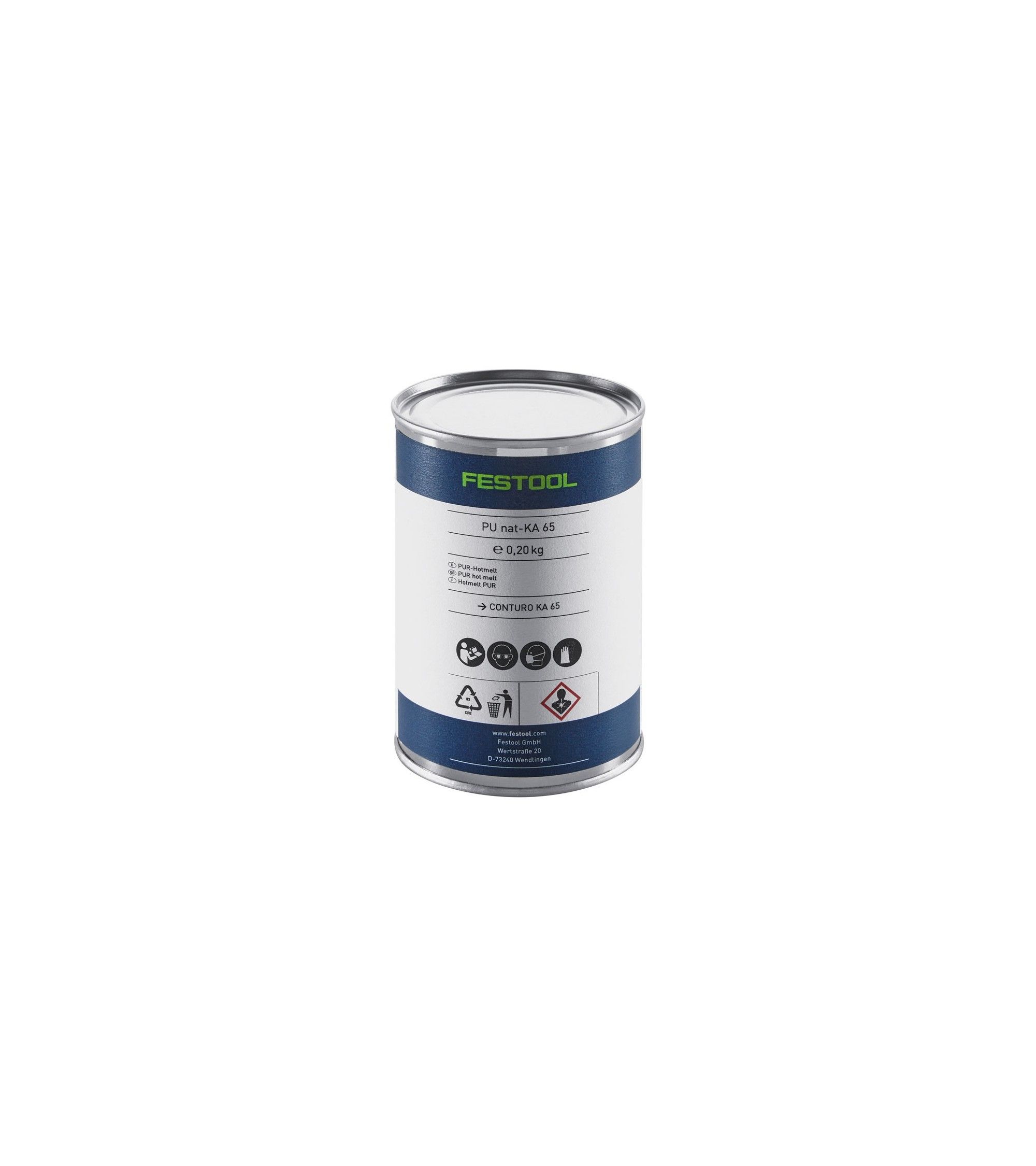 Festool PU adhesive, natural PU nat 4x-KA 65, KAINA BE PVM: 66.834, KODAS: 200056 | 001