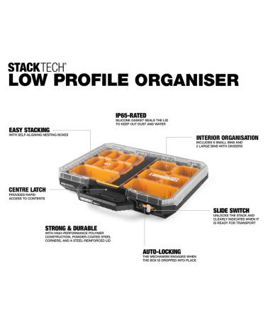 Toughbuilt StackTech Low Profile Organizer  - 3