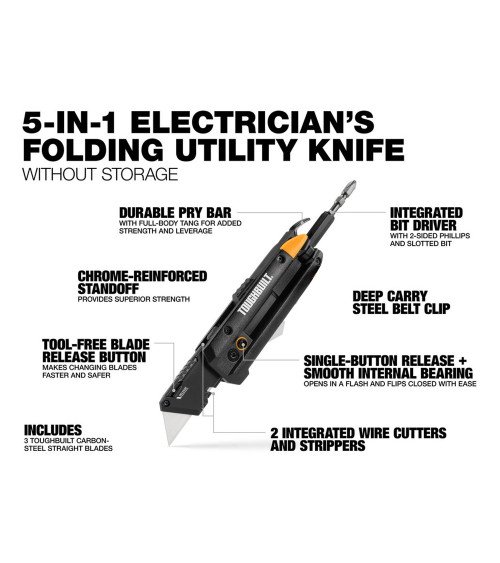 Toughbuilt Pry Bar Utility Knife  - 2